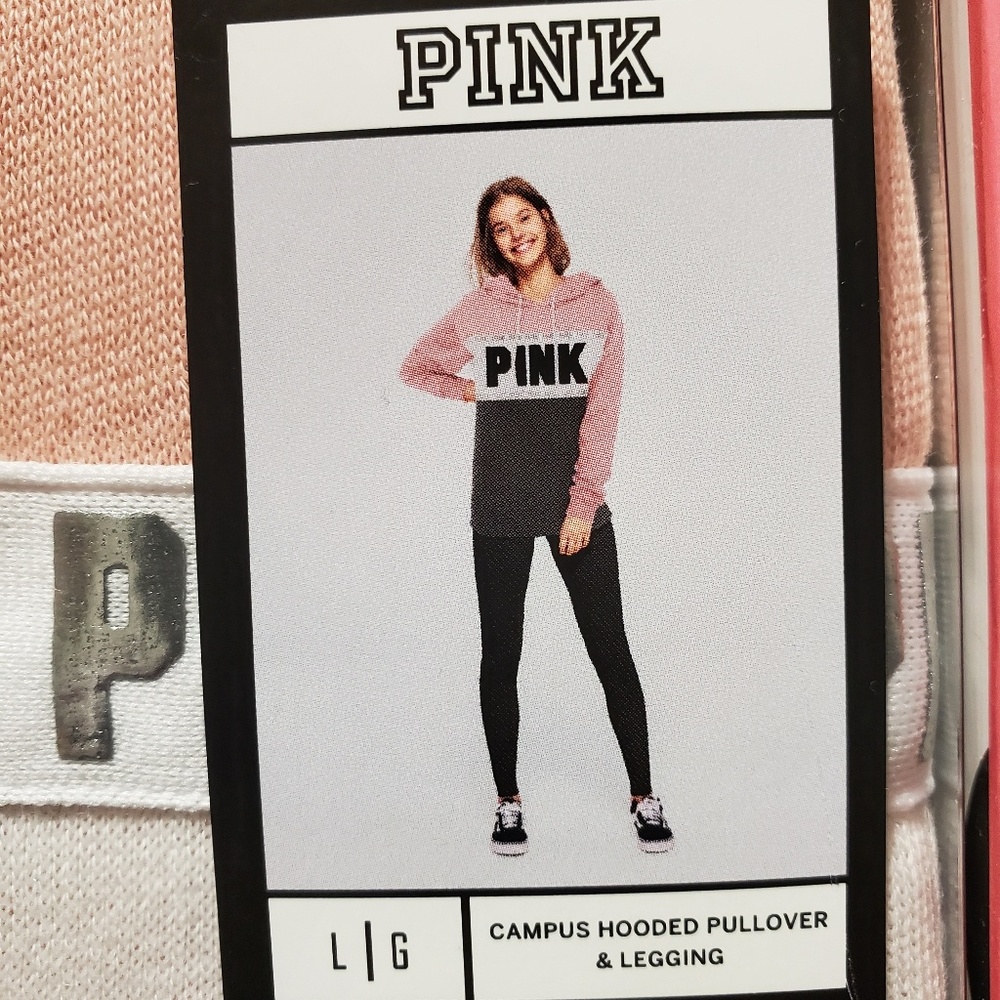 Ⓜ️NEW!!! PINK Hooded Pullover & Legging